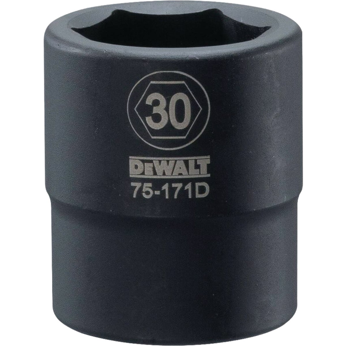 DEWALT 3/4 In. Drive 30mm 6-Point Deep Metric Impact Socket Image 1