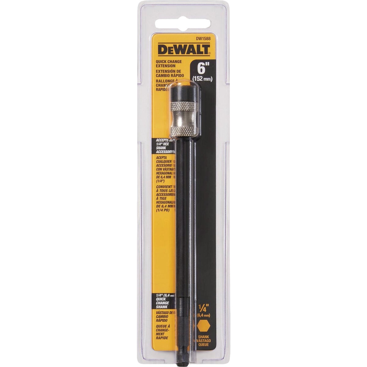 DEWALT 6 In. Extension Woodbore Spade Bit