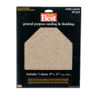 Do it Best General Purpose 9 In. x 11 In. 40 Grit Extra Coarse Sandpaper (3-Pack) Image 1