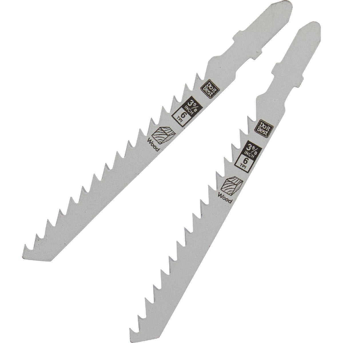 Do it Best 3-5/8 In. x 6 TPI T-Shank Jig Saw Blade for Wood (2-Pack) Image 2