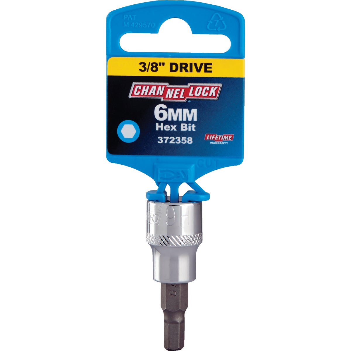 Channellock 3/8 In. Drive 6 mm 6-Point Metric Hex Bit Socket Image 2