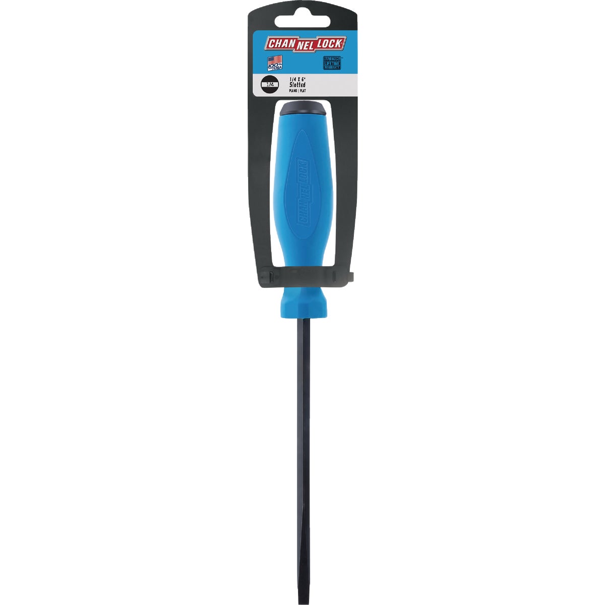 Channellock 1/4 In. x 6 In. Demolition Slotted Screwdriver Image 3