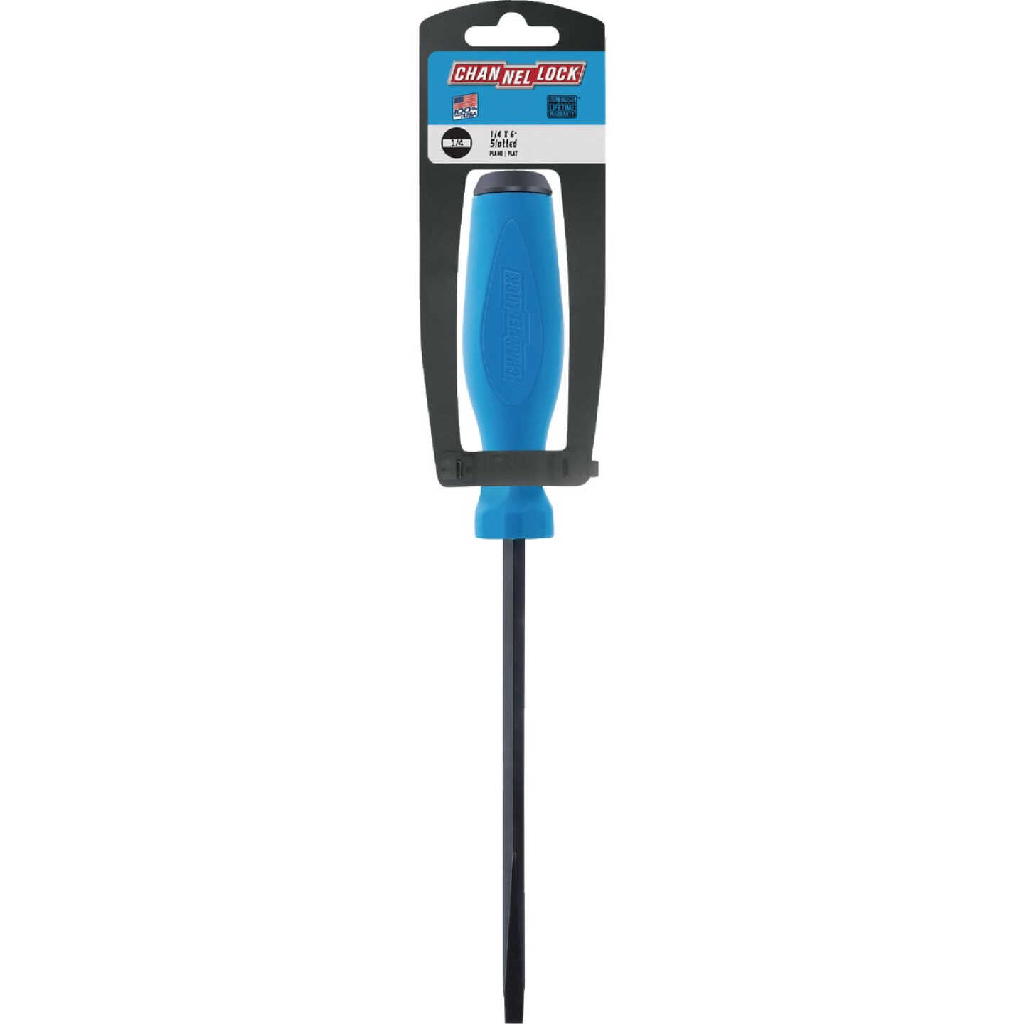 Channellock 1/4 In. x 6 In. Demolition Slotted Screwdriver Image 3