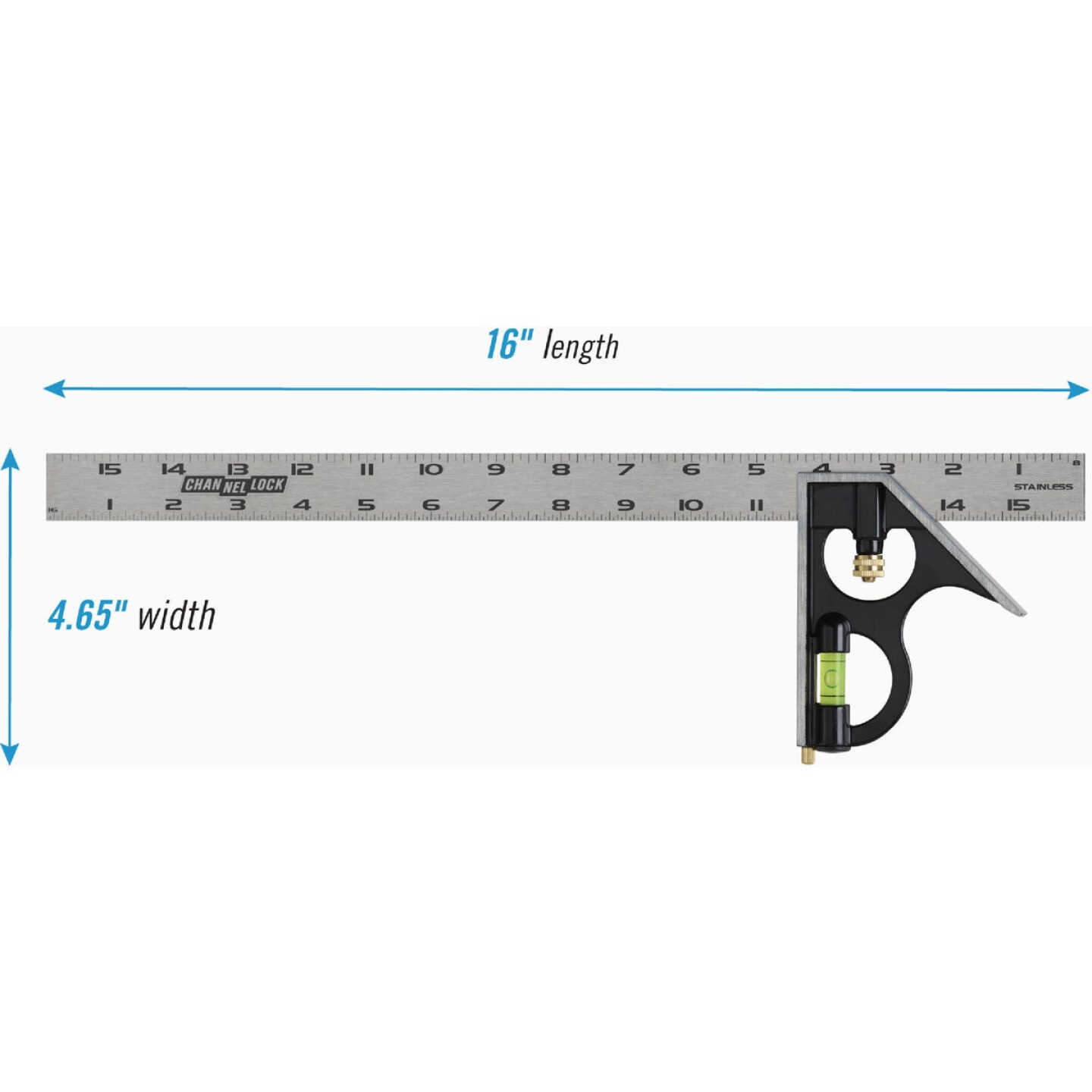 Channellock 16 In. Combination Square Image 2