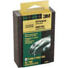 3M 2-5/8 In. x 3-3/4 In. x 1 In. Dual Grit Sanding Sponge, Extra Fine/Fine Image 1