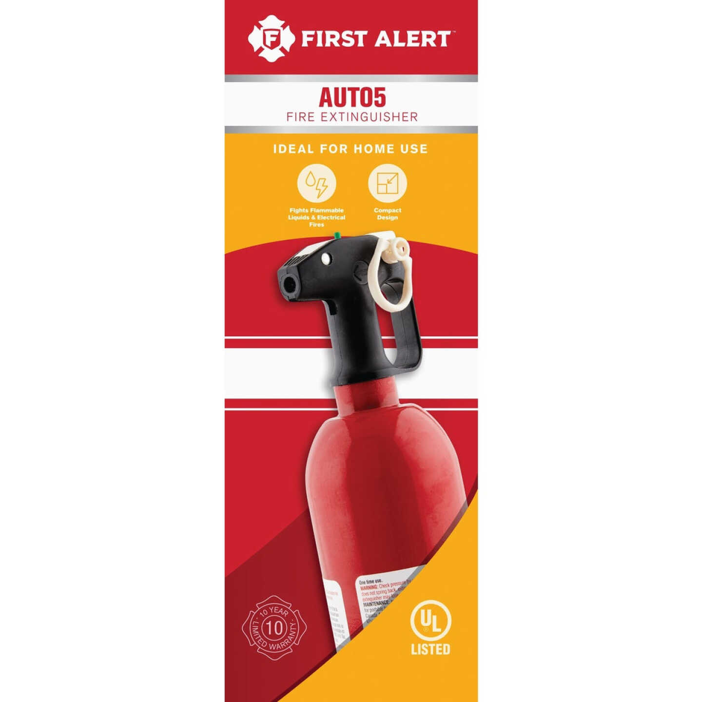 First Alert 5-B:C Auto Fire Extinguisher Image 1