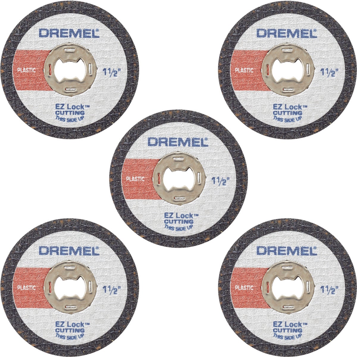Dremel EZ Lock 1-1/2 In. Plastic Cut-Off Wheel (5-Pack)