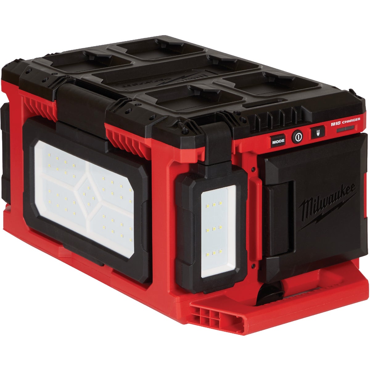 Milwaukee M18 18V Lithium-Ion PACKOUT Corded/Cordless Work Light/Charger