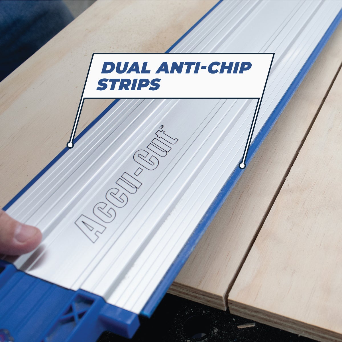 Kreg Accu-Cut 50 In. Aluminum Circular Saw Track Guide Image 4