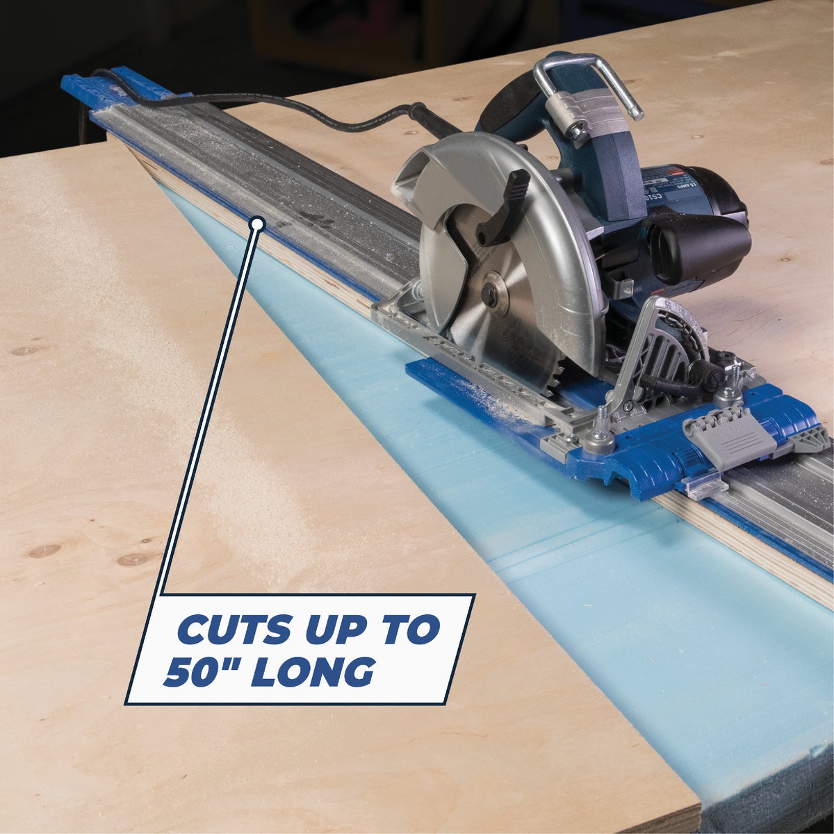 Kreg Accu-Cut 50 In. Aluminum Circular Saw Track Guide Image 5