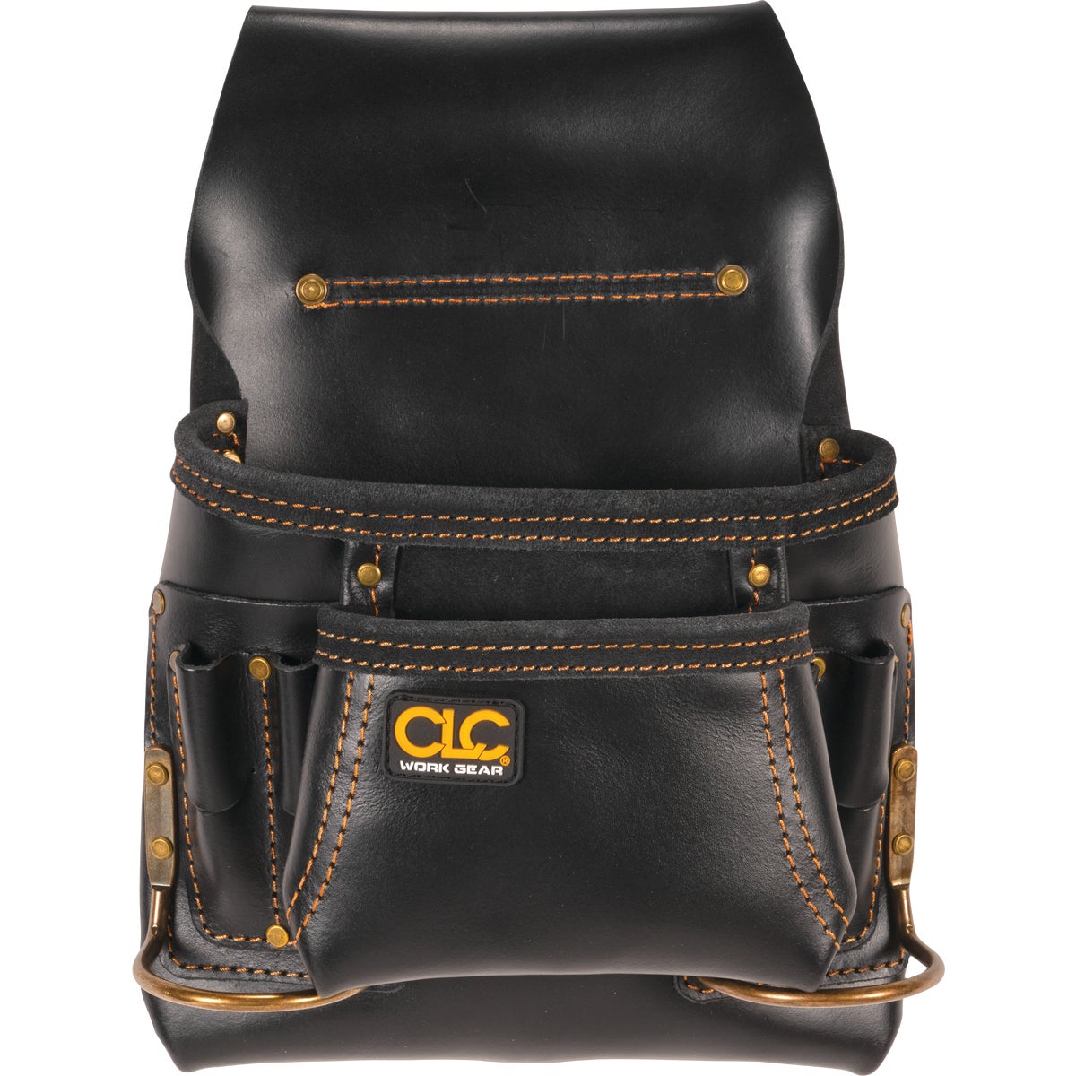 CLC 8-Pocket Leather Carpenter's Nail & Tool Bag