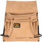 CLC 8-Pocket Suede Leaather Carpenter's Nail & Tool Bag Image 1