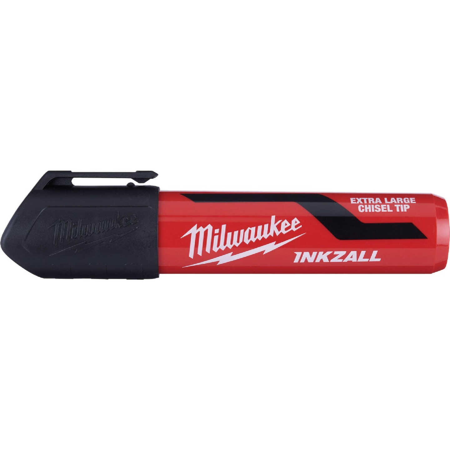 Milwaukee INKZALL Extra Large Chisel Tip Black Job Site Marker Image 1