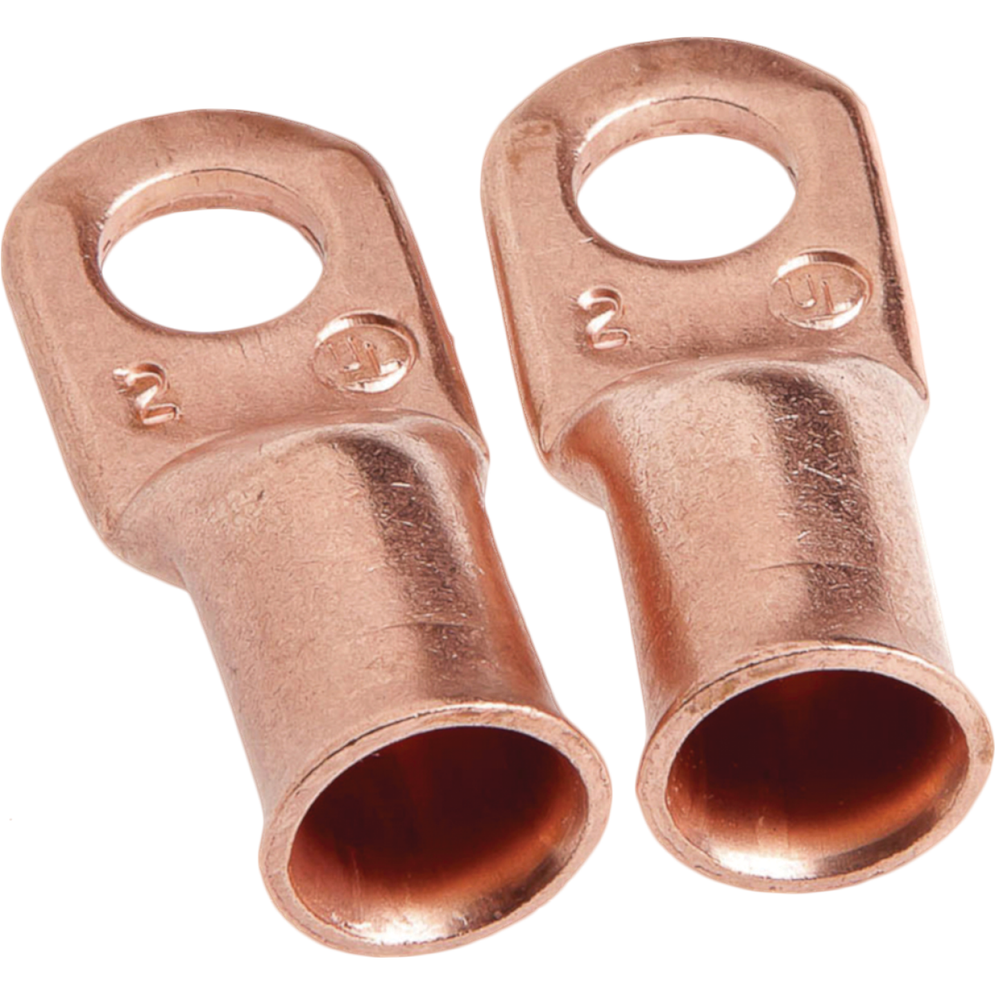 Forney #2 Cable x 5/16 In. Stud Copper Cable Lug (2-Pack) Image 1
