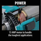 Makita 7 In. 15-Amp Angle Grinder with Lock On Image 4