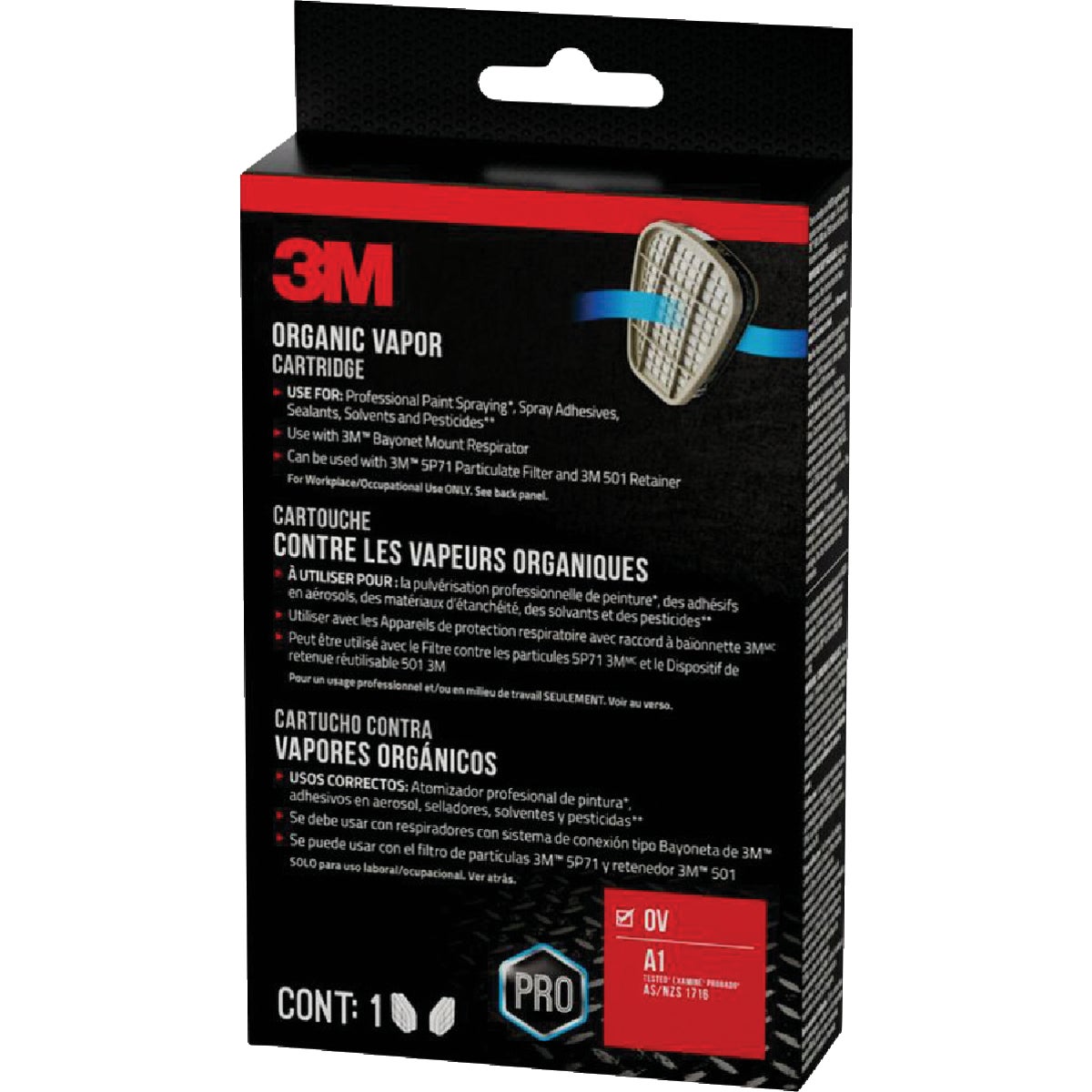 3M OV/P95 Professional Paint Replacement Filter Cartridge (2-Pack)