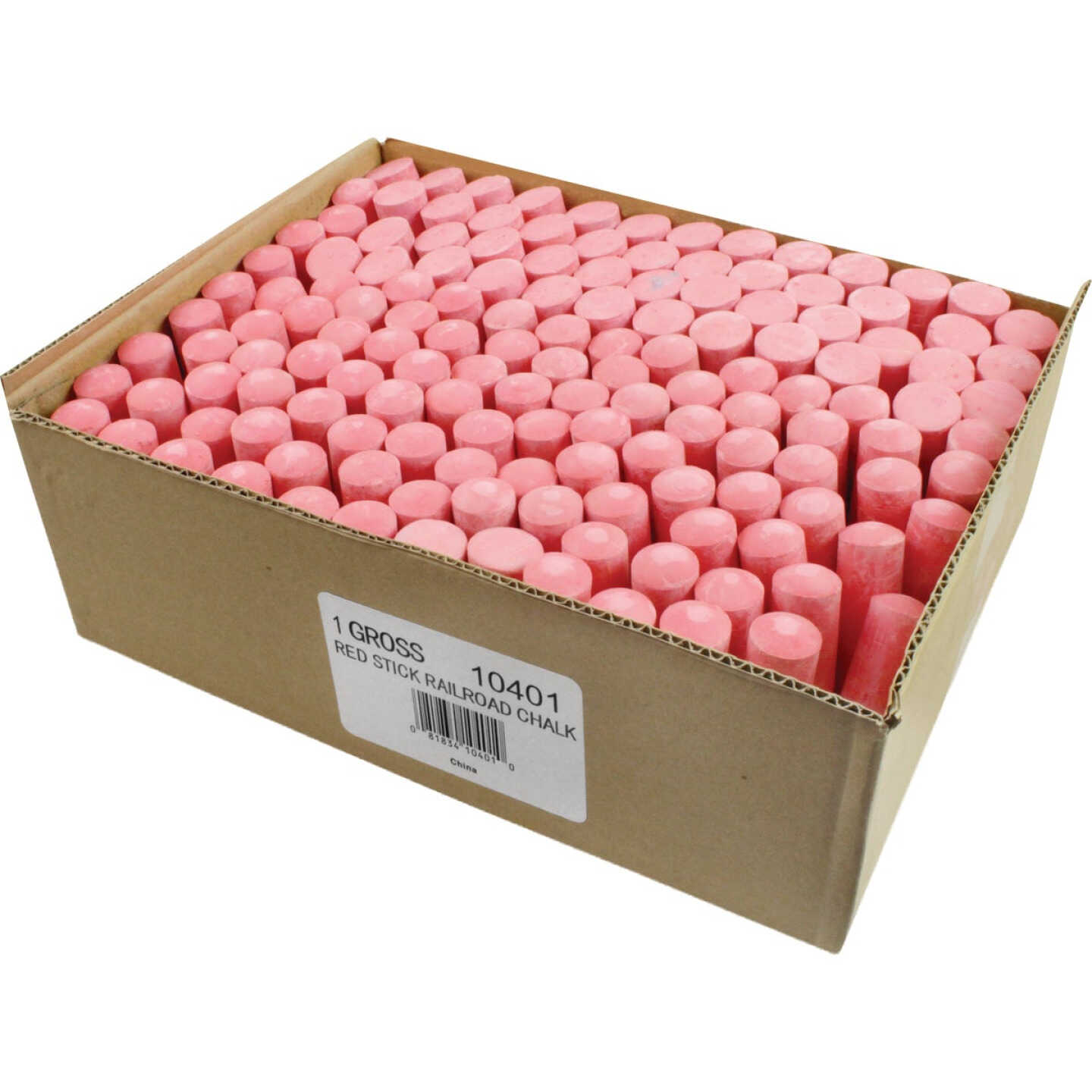 C.H. Hanson Red Railroad Chalk (144-Pack) Image 2