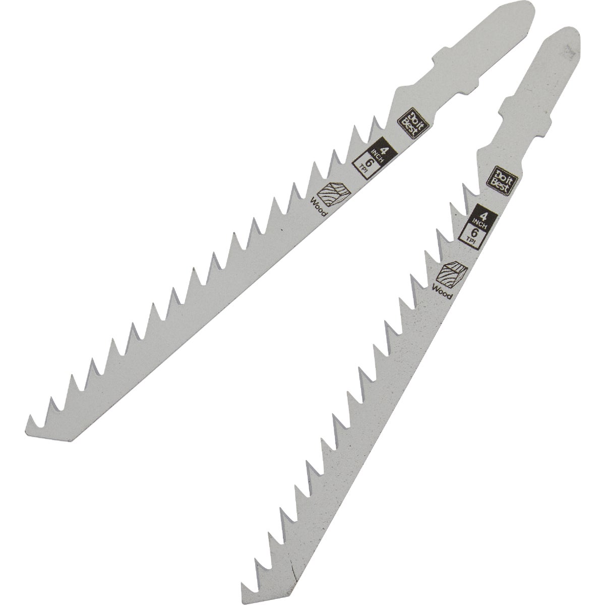 Do it Best 4 In. x 6 TPI T-Shank Jig Saw Blade for Wood (2-Pack) Image 2