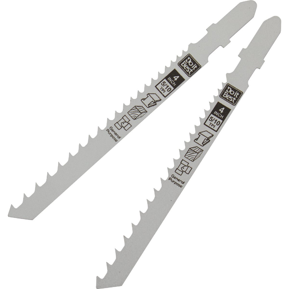Do it Best 4 In. x 5/10 TPI T-Shank Jig Saw Blade for General Purpose (2-Pack) Image 2