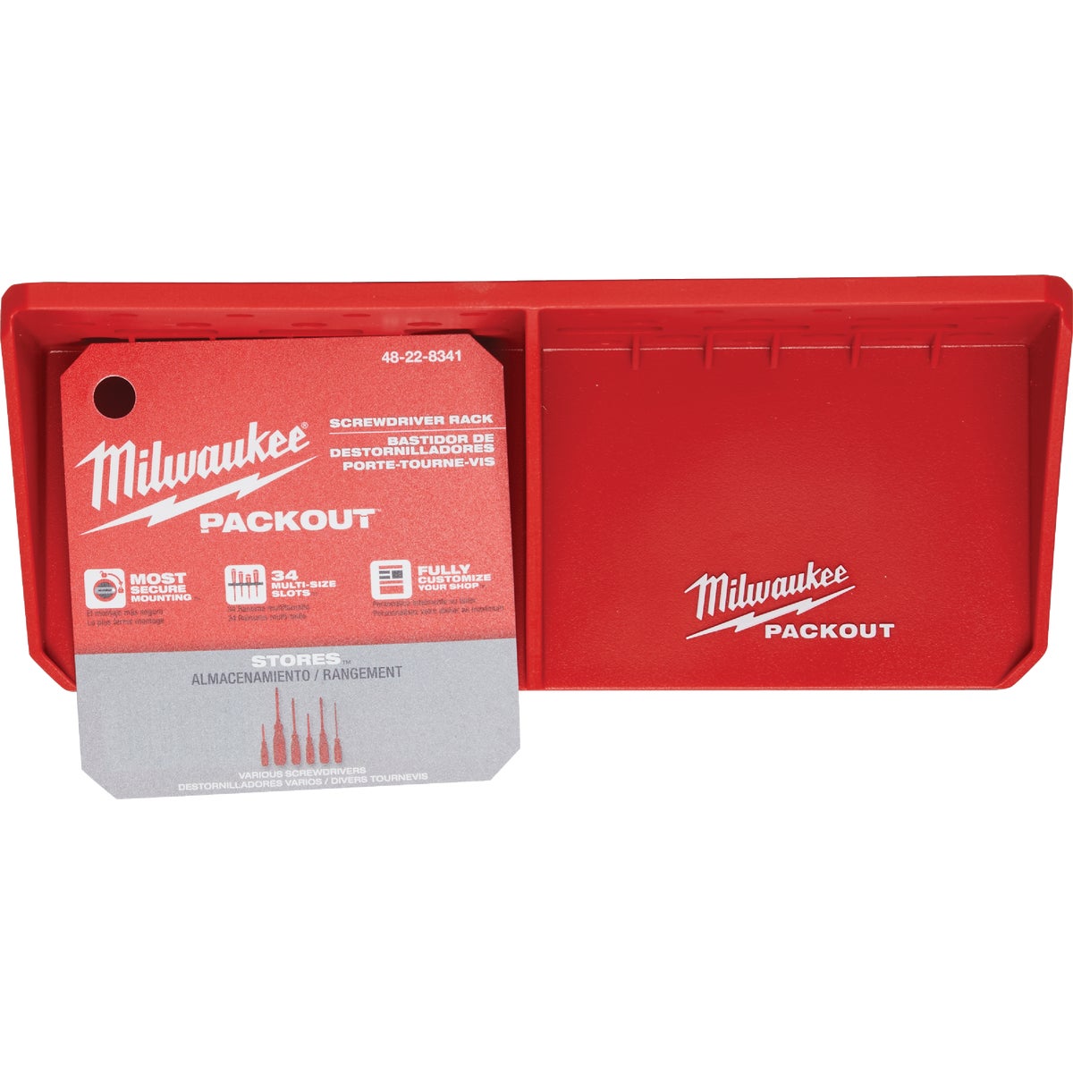 Milwaukee PACKOUT Screwdriver Rack Image 2