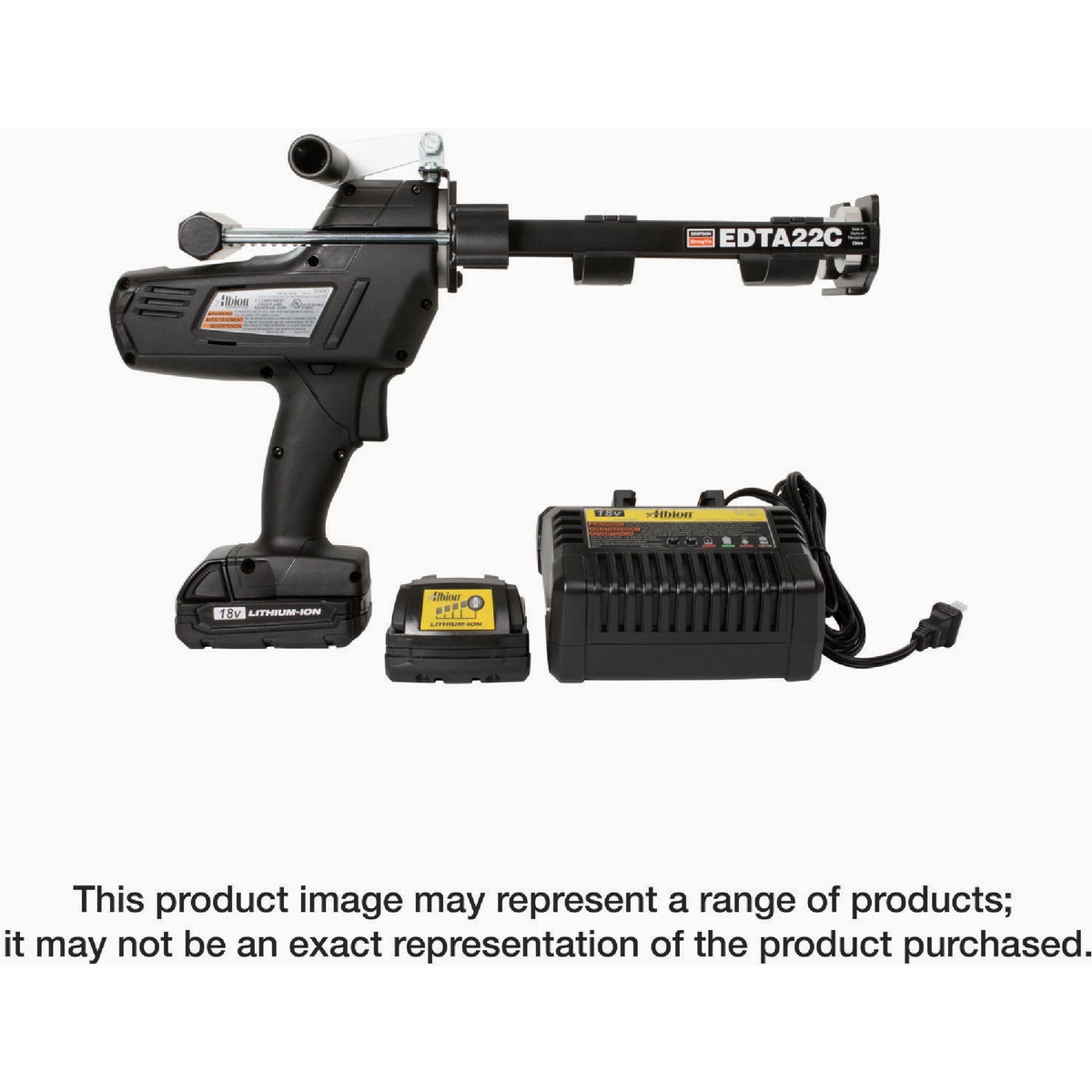 Simpson Strong-Tie 22 Oz. Cartridge Epoxy Dispensing Tool Kit with (2) 18V Batteries & Charger Image 2
