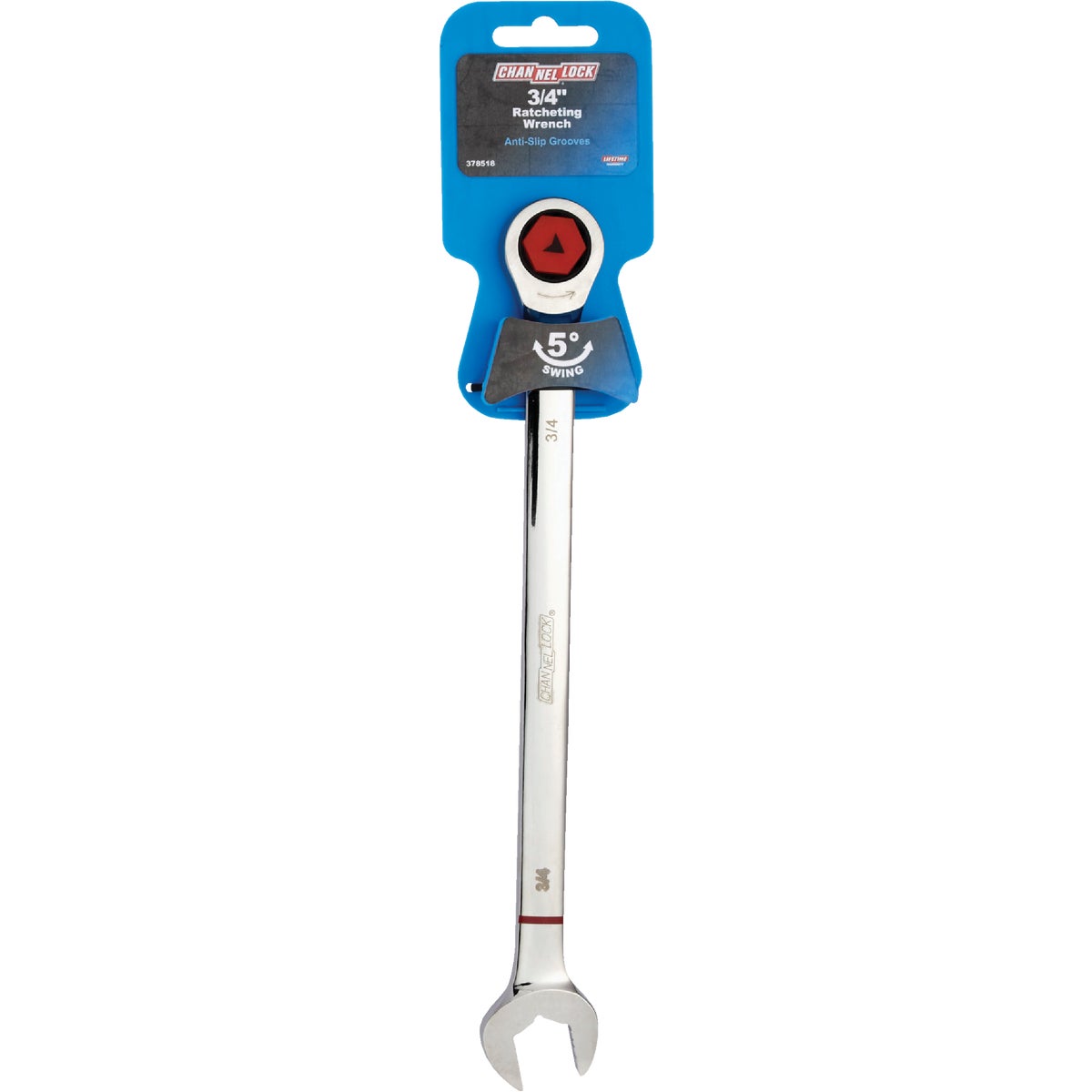 Channellock Standard 3/4 In. 12-Point Ratcheting Combination Wrench Image 2