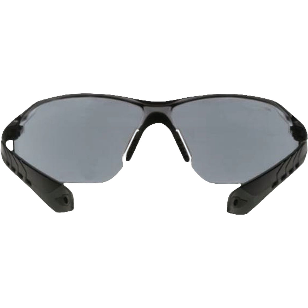 3M Black/Red Frame Flat Temple Safety Glasses with Anti-Scratch Gray Lenses Image 2