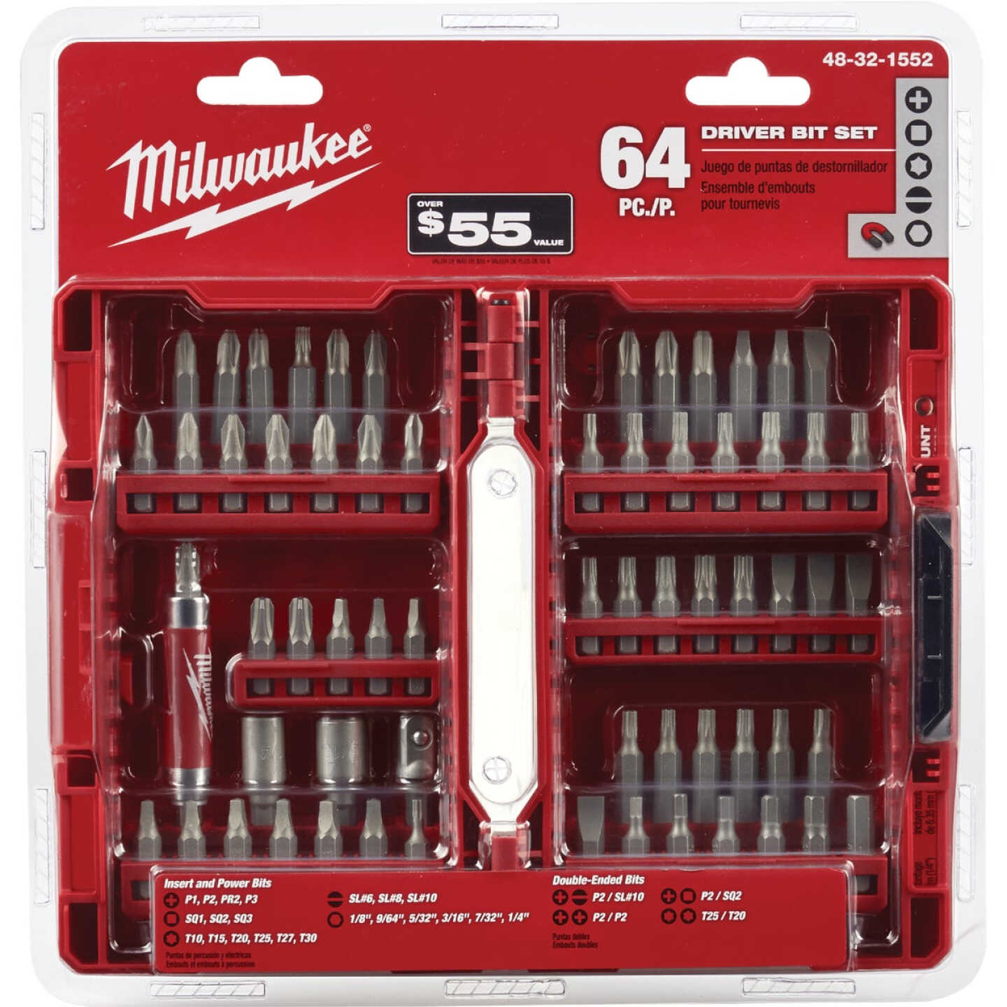 Milwaukee SHOCKWAVE 60-Piece Impact Duty Drill & Drive Set Image 1