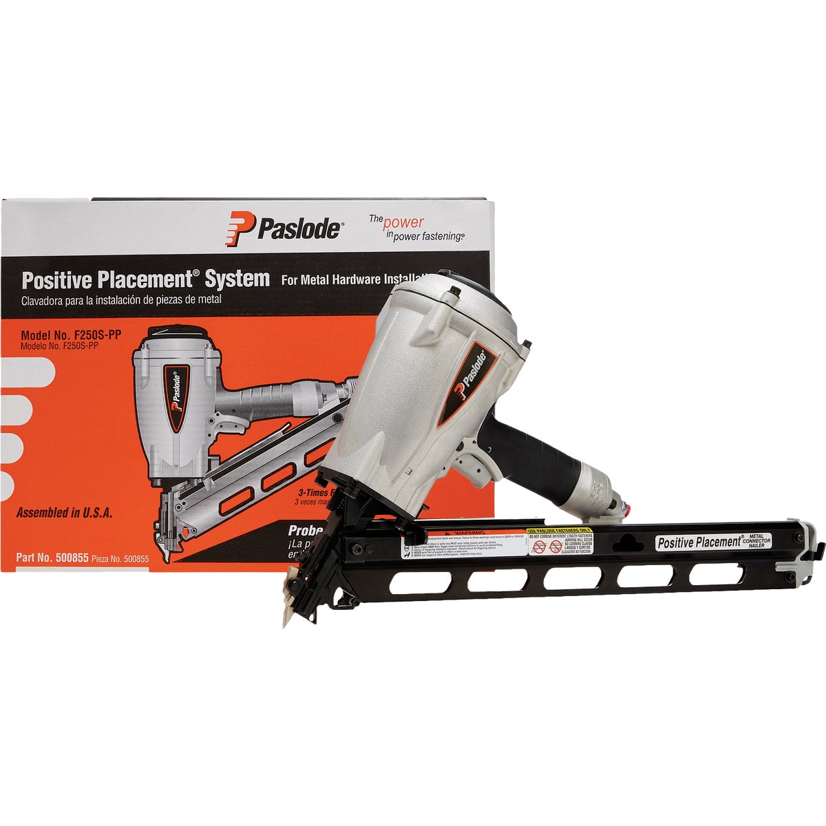 Paslode 2-1/2 In. Pneumatic Metal Connector Nailer (Tool Only)