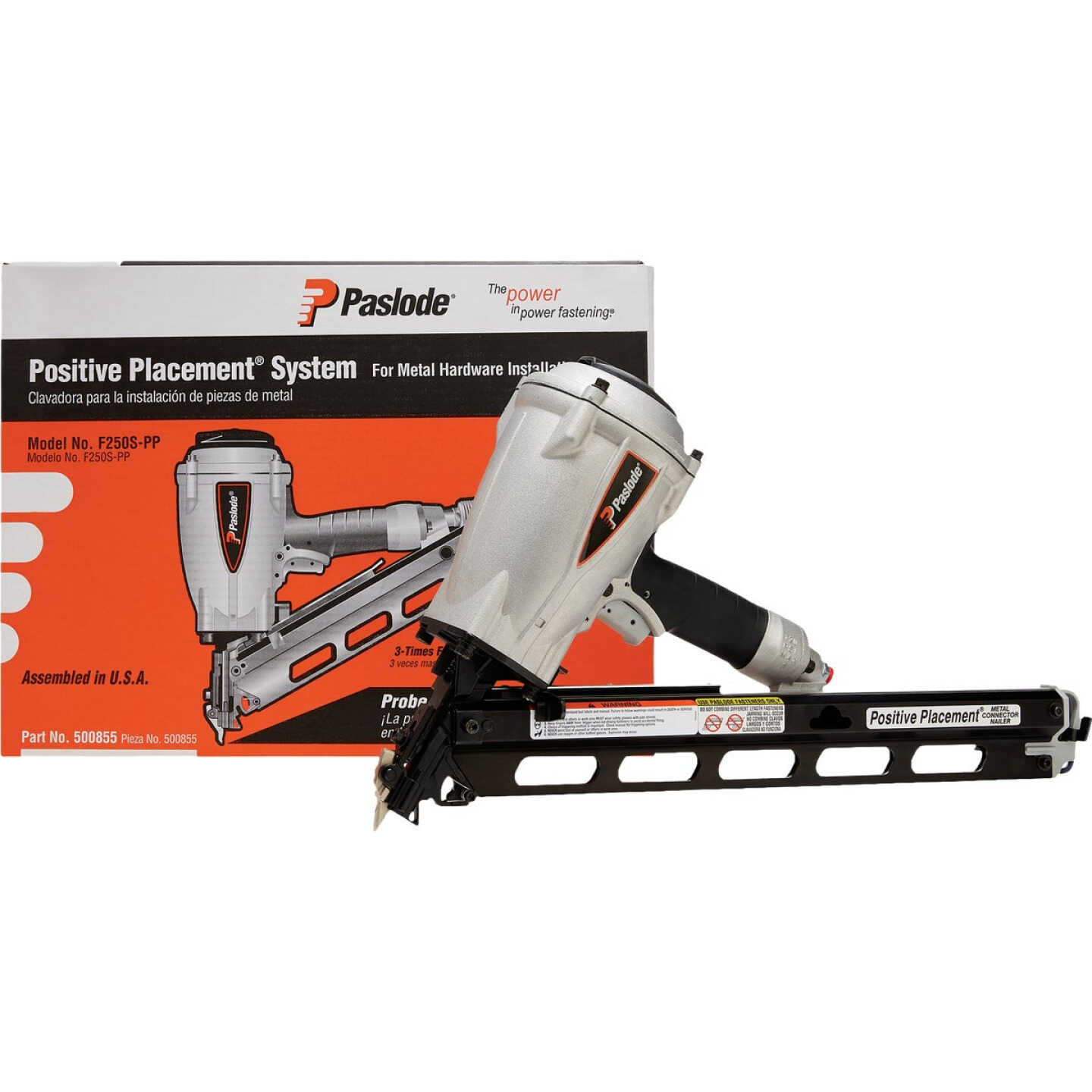 Paslode 2-1/2 In. Pneumatic Metal Connector Nailer (Tool Only) Image 1