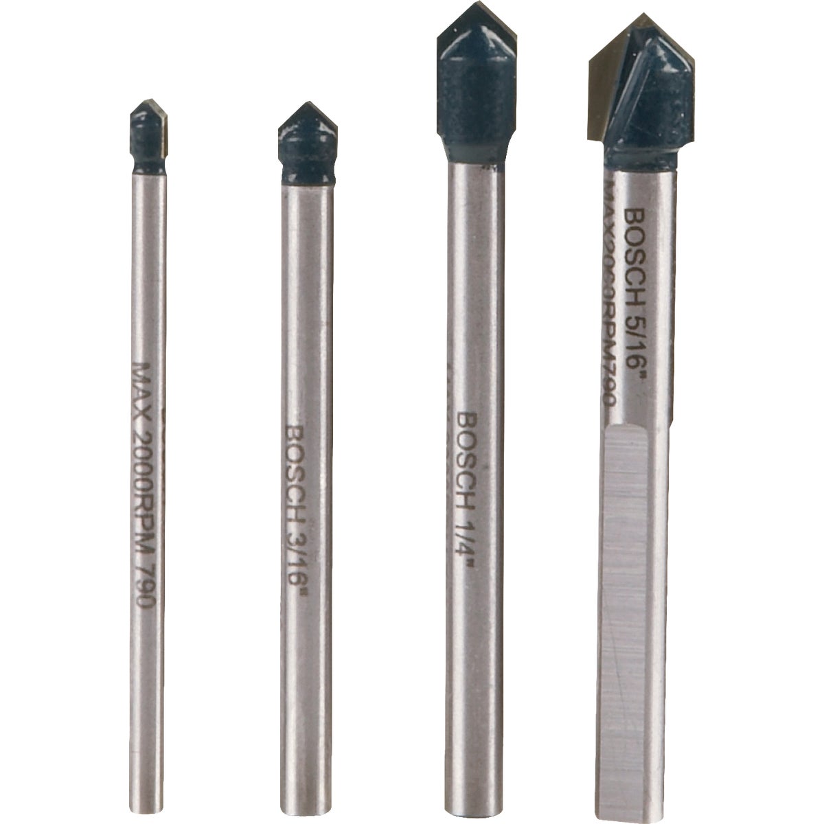 Bosch Glass & Tile Bit Set (4-Piece)