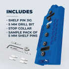 Kreg Shelf Pin Jig with 5mm Bit Image 8
