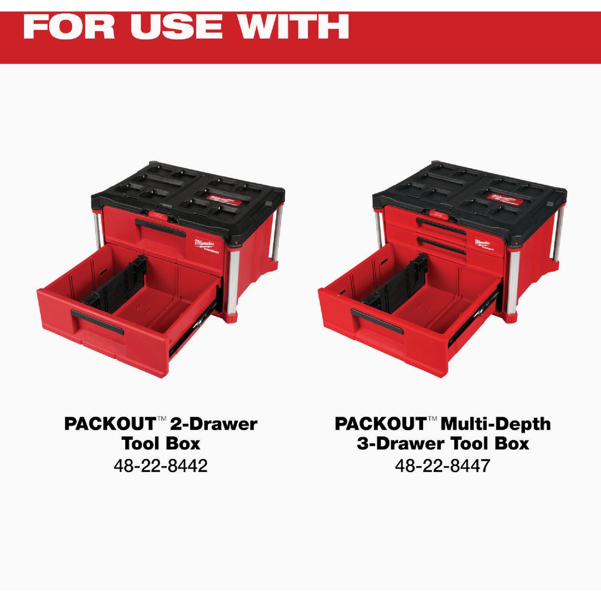 Milwaukee Divider for PACKOUT Drawer Tool Box Image 2