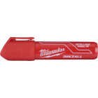 Milwaukee INKZALL Extra Large Chisel Tip Red Job Site Marker Image 1