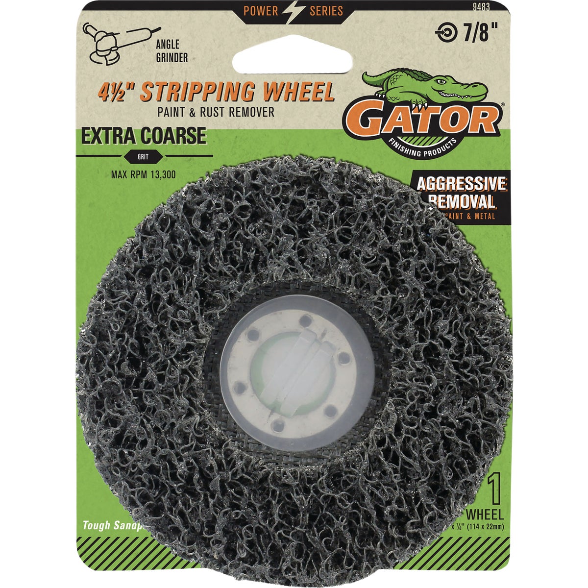 Gator 4-1/2 In. Extra Coarse Grit Angle Grinder Stripping Wheel