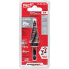 Milwaukee Shockwave Impact Duty 3/16 In. - 7/8 In. #4 Step Drill Bit, 12 Steps Image 1