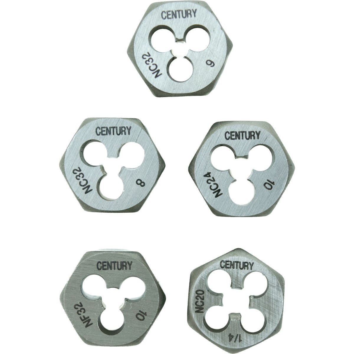 Century Drill & Tool Machine Screw & Fractional Tap & Die Set (12-Piece) Image 6