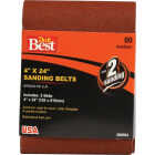 Do it Best 4 In. x 24 In. 80 Grit Heavy-Duty Sanding Belt (2-Pack) Image 1