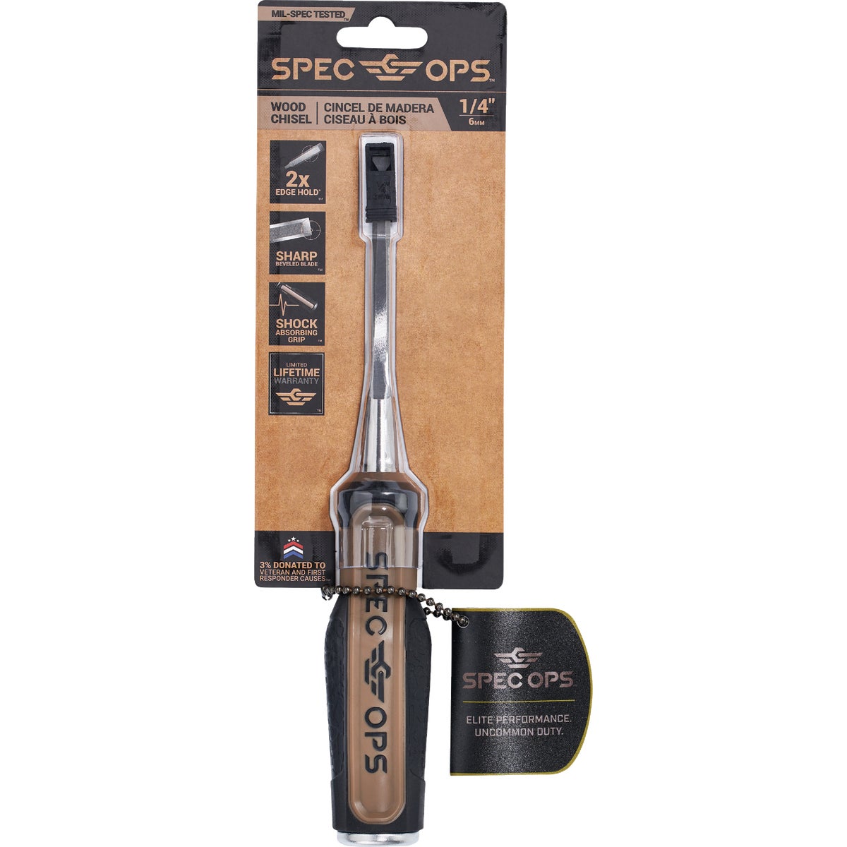Spec Ops 1/4 In. Wood Chisel Image 7
