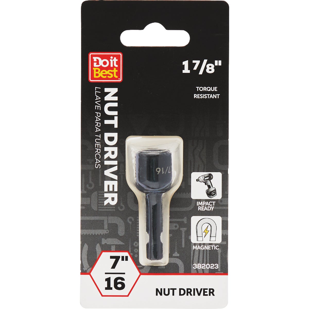 Do it Best 7/16 In. x 1-7/8 In. Magnetic Impact Nut Driver