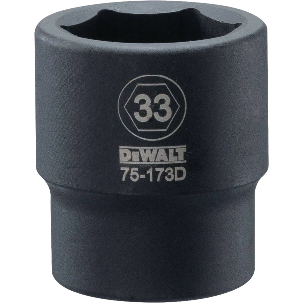 DEWALT 3/4 In. Drive 33mm 6-Point Deep Metric Impact Socket Image 1