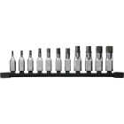 Milwaukee Metric 3/8 In. Drive Hex Bit Socket Set (11-Piece) Image 1