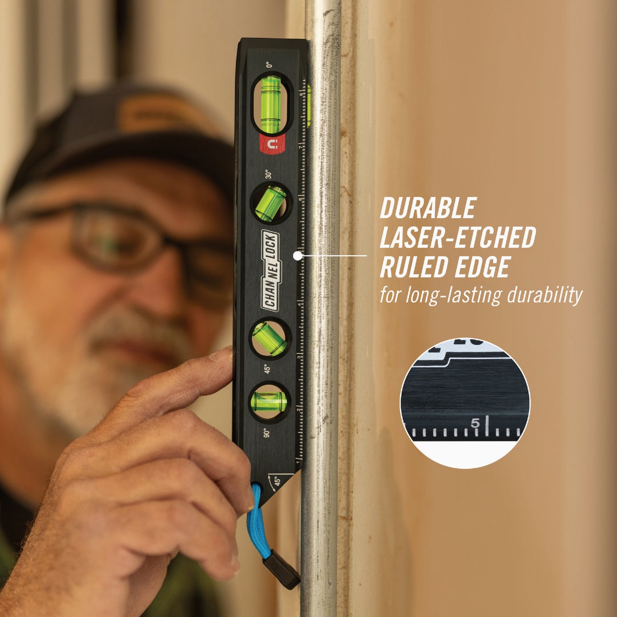 Channellock 9 In. Aluminum Magnetic Billet Torpedo Level Image 5