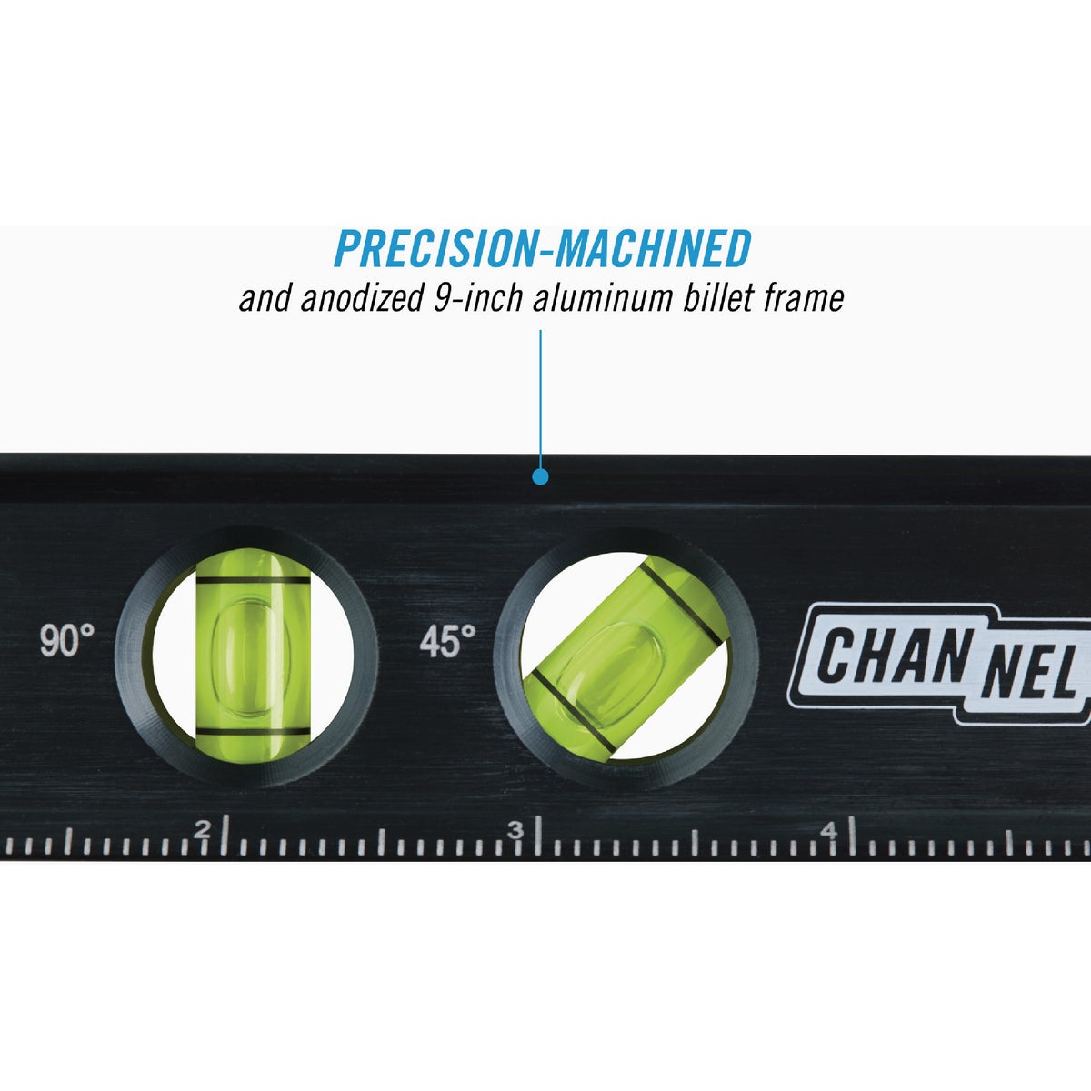Channellock 9 In. Aluminum Magnetic Billet Torpedo Level Image 3