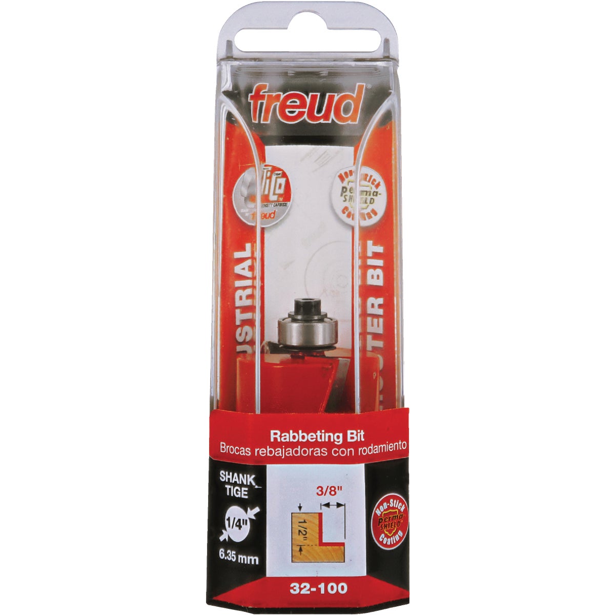 Freud 1-1/4 In.  Rabbeting Router Bit with 1/4 In. Shank
