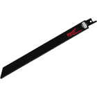 Milwaukee SAWZALL 9 In. Carbide Ceramic, Plaster, Masonry, Brick, Fiberglass Grit Edge Reciprocating Saw Blade (3-Pack) Image 1