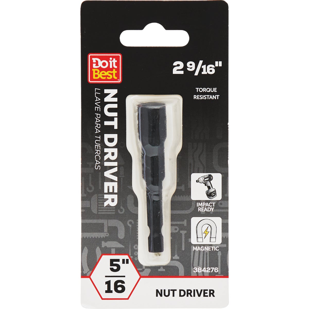 Do it Best 5/16 In. x 2-9/16 In. Magnetic Impact Nut Driver