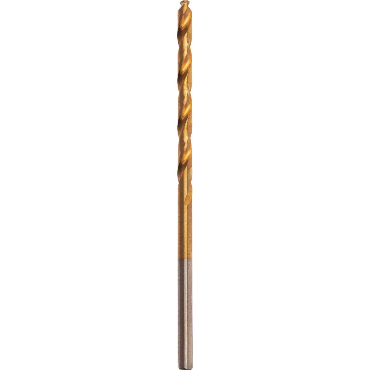 Dewalt 3/32 In. Titanium Nitride Coated HSS Jobber Length Twist Drill Bit (2-Pack) Image 2