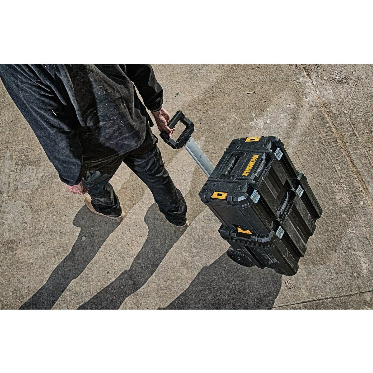 DEWALT TSTAK Mobile Storage Deep Rolling Tool Box Image 2