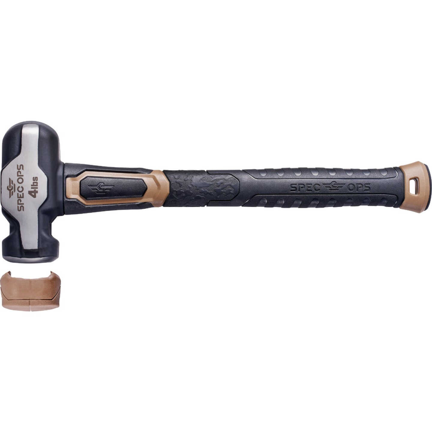 Spec Ops Tools 4 Lb. Engineering Sledgehammer with Soft Mallet Cap Image 1